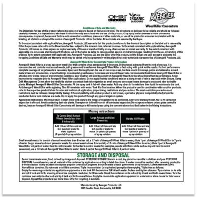 Image showing  1 gal. 10,000 sq. ft. Organic Weed Killer, Non-Toxic