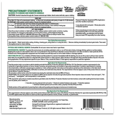 Image showing  1 gal. 10,000 sq. ft. Organic Weed Killer, Non-Toxic