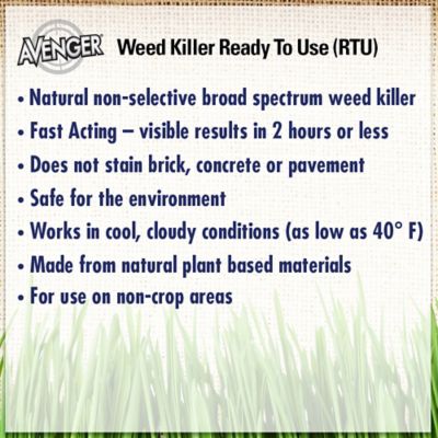 Image showing  1 gal. 1,500 sq. ft. Organic Weed Killer, Non-Toxic