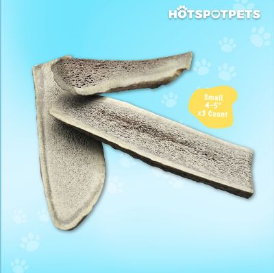 Image showing  4-5 in. Small Split Elk Antlers Dog Treats, 3 ct.