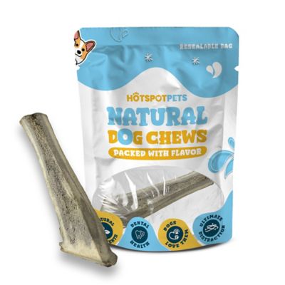 Image showing  8-9 in. XL Split Elk Antlers Dog Treat