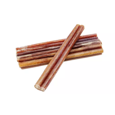 Hotspot Pets 6 in All-Natural Bully Stick Thin Dog Chews 24 ct Dog Bones Rawhide & Rawhide Alternative