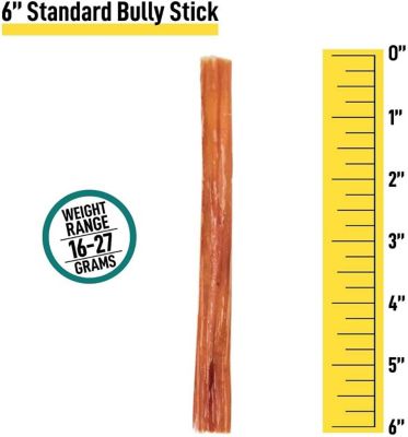 Image showing  6 in. All-Natural Premium Bully Stick Dog Chew Treats, 10 ct.