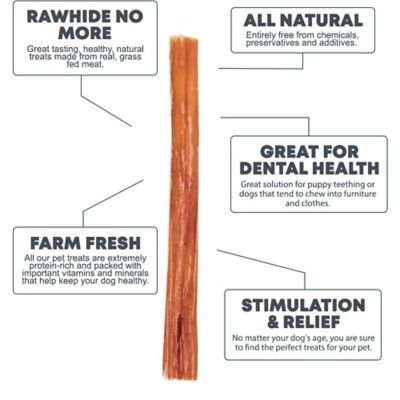 Image showing  12 in. All-Natural Monster Premium Bully Stick Dog Chew Treats, 3 ct.