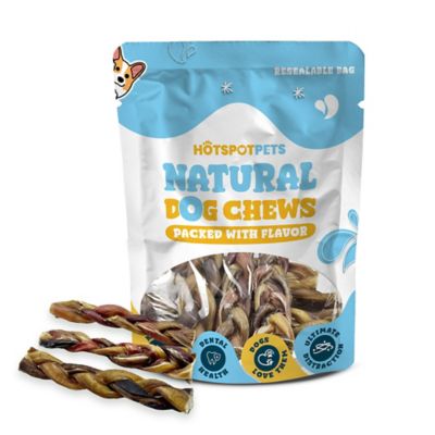 Image showing  6 in. All-Natural Braided Premium Bully Stick Dog Chew Treats, 6 ct.