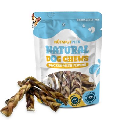 Image showing  6 in. All-Natural Braided Premium Bully Stick Dog Chew Treats, 12 ct.