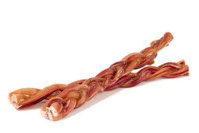 Hotspot Pets 12 in. All Natural Braided Premium Bully Stick Dog Chew Treats, 3 ct