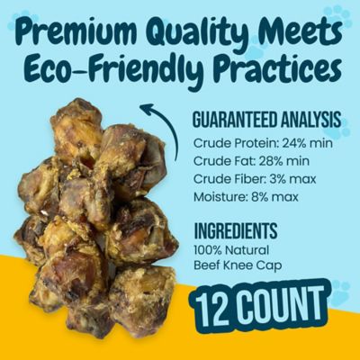 Image showing  All-Natural Beef Knee Cap Dog Chew Treats, 12 ct.