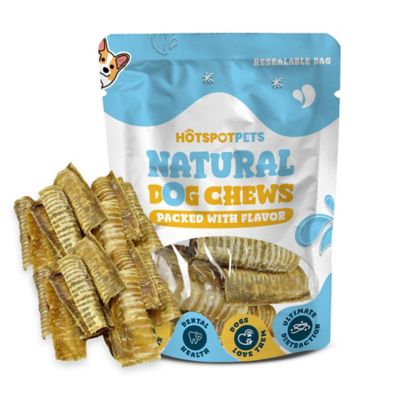 Image showing  6 in. All-Natural Split Beef Trachea Dog Chew Treats, 50 ct.