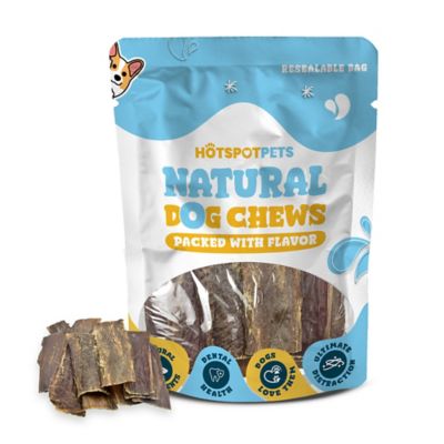 Image showing  Flat Beef Gullet Dog Dental Treats, 6 in., 12 ct.