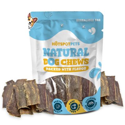 Image showing  Flat Beef Gullet Dog Dental Treats, 6 in., 50 ct.