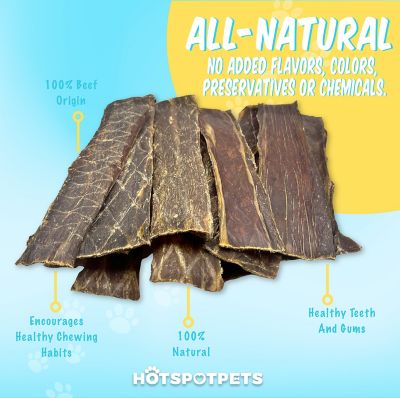 Image showing  Flat Beef Gullet Dog Dental Treats, 12 in., 12 ct.