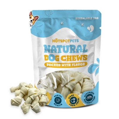 Image showing  4-5 in. Knotted Rawhide Bones Dog Treats, 6 ct.