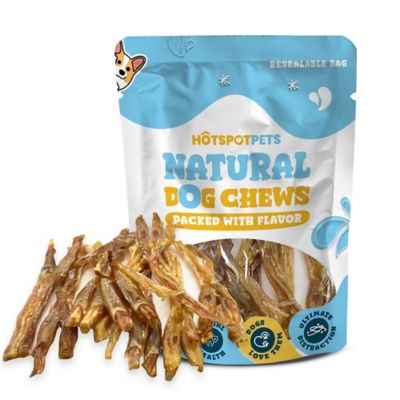 Image showing  7-8 in. All-Natural Beef Gambrel Natural Tendon Dog Chew Treats, 12 ct.