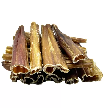 Hotspot Pets 6" Beef Bladder Stick Dog Treat 6 Count Dog Bones Rawhide & Rawhide Alternative