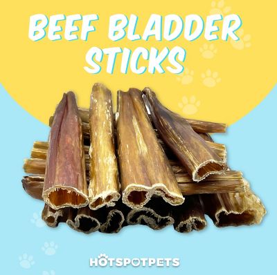 Image showing  6 in. Beef Bladder Stick Dog Treats, 24 ct.
