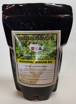 Whitetail Food Plots USA Beekeepers Meadow Mix, 2.25 lb., Covers 1/4 Acre
