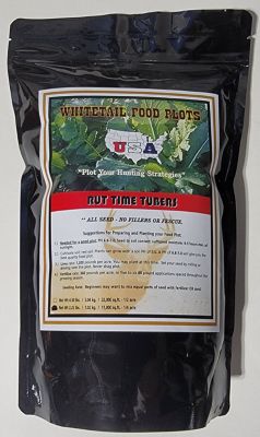 Whitetail Food Plots USA Rut Time Tubers Seed Mix Food Plot, 1/4 Acre