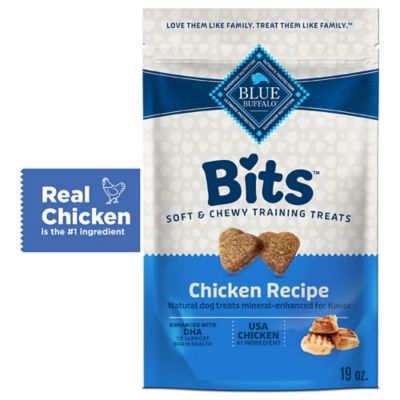 Blue Buffalo BLUE Bits Natural Chicken Recipe Soft-Moist Dog Training Treats, 19 oz.