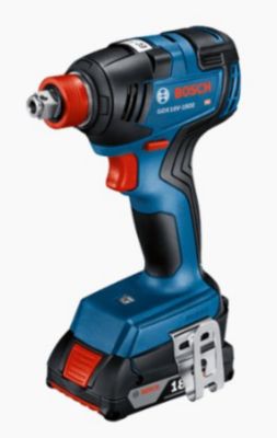 Image showing 8 th Bosch Cordless 18V Brushless Drill/Impact Driver Combo Tool Kit, 2 pc.