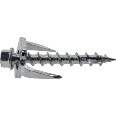 Image showing 5 th Hillman Fas-N-Tite Exterior-Coated Fence Post Screws, 12 x 1-1/2 in., 33-Pack
