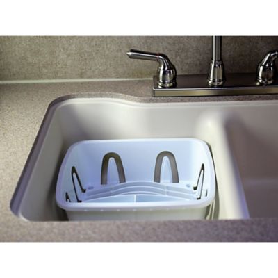 Image showing  Mini Dish Drainer and Tray, White