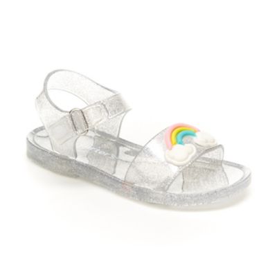 girls clear jelly sandals