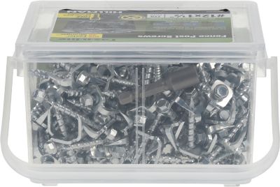 Image showing  Fas-N-Tite Exterior-Coated Fence Post Screws, #12 x 1-1/2 in., 175-Pack