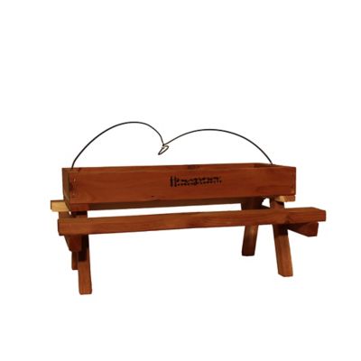 Royal Wing Cedar Picnic Table Bird Feeder, 2 lb. Capacity