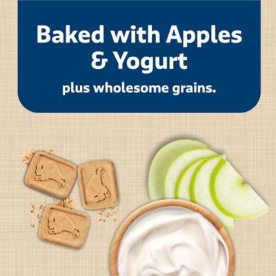 Image showing  Health Bars Apples and Yogurt Biscuits Crunchy Dog Treats, 3.5 lb.