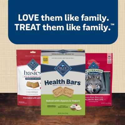 Image showing 8 th Blue Buffalo Health Bars Apples and Yogurt Biscuits Crunchy Dog Treats, 3.5 lb.