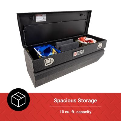 Image showing  48 in. Aluminum Truck Tool Box Chest, Black