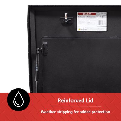 Image showing  48 in. Aluminum Truck Tool Box Chest, Black