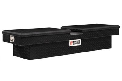 Tractor Supply 69 in. Texture Matte Black Finish Aluminum Standard Profile Crossover Truck Tool Box