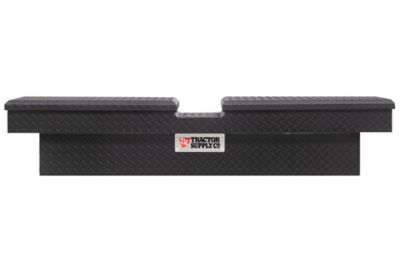 Image showing  7.5 cu. ft. Aluminum Standard-Profile Crossover Truck Tool Box for Full-Size Trucks, 69 in., Matte Black