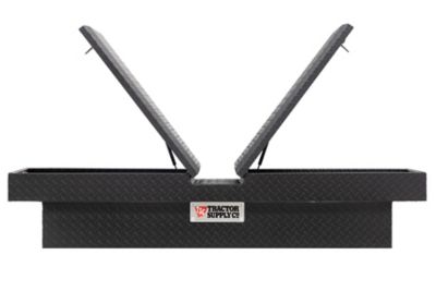 Image showing  7.5 cu. ft. Aluminum Standard-Profile Crossover Truck Tool Box for Full-Size Trucks, 69 in., Matte Black