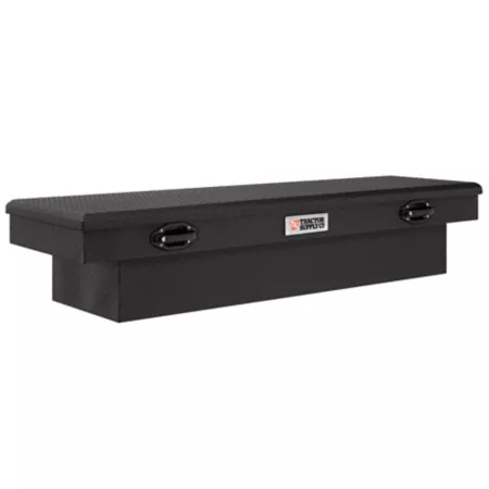 Tractor Supply 70 in x 20 in Matte Black Textured Full-Size Truck Tool Box Crossover Truck Tool Boxes