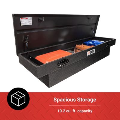 Image showing  10.2 cu. ft. Aluminum Standard-Profile Crossover Truck Tool Box for Full-Size Trucks, 70 in., Matte Black