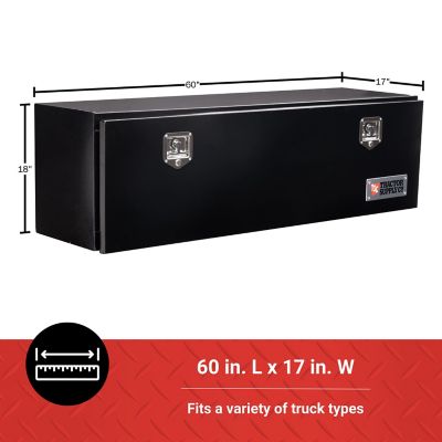 Image showing  10.6 cu. ft. Steel Underbody Truck Tool Box, 60 x 17 x 18in., Black