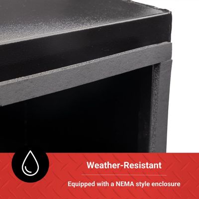 Image showing 6 th Tractor Supply 10.6 cu. ft. Steel Underbody Truck Tool Box, 60 x 17 x 18in., Black