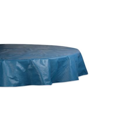 Design Imports Solid Tablecloth and Protector Table Linens