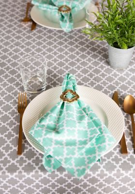Image showing  Nautical Blue Lattice Tablecloth