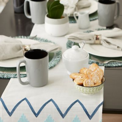 Image showing  Emb Chevron Table Runner