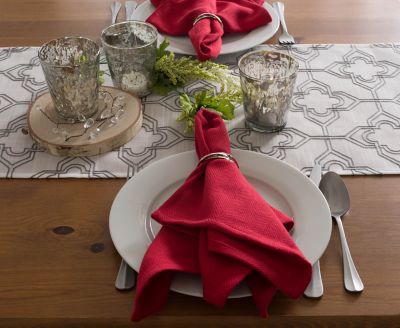 Image showing  Embedded Lattice Table Runner