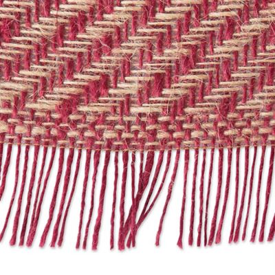 Image showing  Chevron Jute Table Runner
