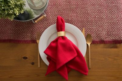 Image showing 7 th DII Chevron Jute Table Runner