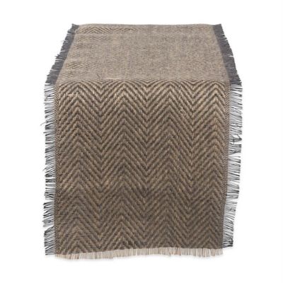 Design Imports Chevron Jute Table Runner