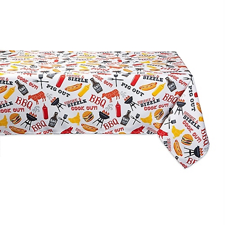 Design Imports BBQ Fun Tablecloth