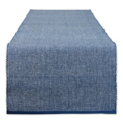 Design Imports 2-Toned Table Runner Collection, Cotton