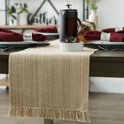 Image showing 6 th DII Variegated Fringe Table Runner